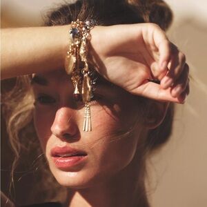 ZARA TWO-PACK OF LOCKET CHARMS BRACELETS NWT